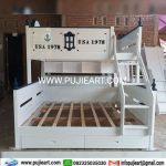 Tempat Tidur Tingkat Dewasa Kokoh Custom Ukuran 160 x 200 cm