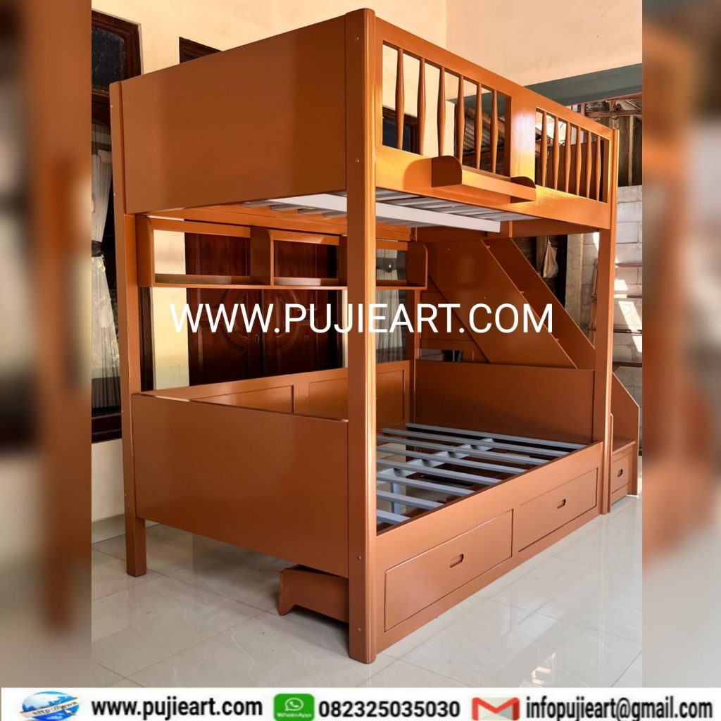 Dipan Tingkat Kokoh Anak Remaja Minimalis Kayu