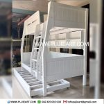 Ranjang Tingkat 3 Minimalis Modern Hemat Tempat