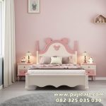 Satu Set Tempat Tidur Anak Perempuan Custom Karakter Micky Mouse