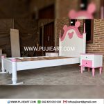 Satu Set Tempat Tidur Anak Perempuan Custom Karakter Micky Mouse