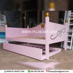 Tempat Tidur Anak Perempuan Apartement Model Sorong