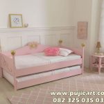 Tempat Tidur Anak Perempuan Apartement Model Sorong