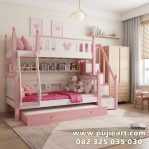Tempat Tidur Anak Perempuan Karakter Hello Kitty