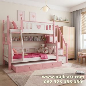Tempat Tidur Anak Perempuan Karakter Hello Kitty