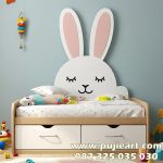 Tempat Tidur Anak Perempuan Karakter Kelinci