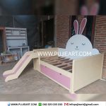 Tempat Tidur Anak Perempuan Karakter Kelinci