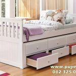 Tempat Tidur Anak Remaja Minimalis Laci Hemat Ruangan