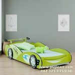 Tempat Tidur Anak Unisex Bentuk Mobil Hemat Ruangan