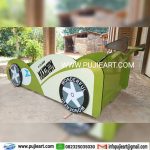 Tempat Tidur Anak Unisex Bentuk Mobil Hemat Ruangan