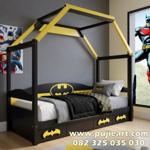 Tempat Tidur Apartement Anak Laki Laki Karakter Batman
