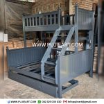 Tempat Tidur Dewasa Tingkat Kokoh Kayu Solid
