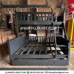Tempat Tidur Dewasa Tingkat Kokoh Kayu Solid