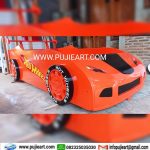 Tempat Tidur Hotwheels Bentuk Mobil Anak Laki Laki