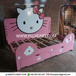 Tempat Tidur Laci Anak Perempuan Karakter Hello Kitty