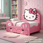 Tempat Tidur Laci Anak Perempuan Karakter Hello Kitty