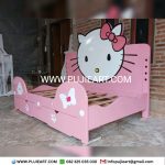 Tempat Tidur Laci Anak Perempuan Karakter Hello Kitty