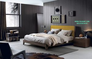 Tempat Tidur Minimalis Kayu Jati