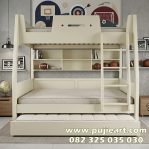 Tempat Tidur Tingkat 3 Minimalis Kokoh