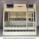 Tempat Tidur Tingkat 3 Minimalis Kokoh