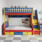 Tempat Tidur Tingkat Anak Ikea Dengan Laci Karakter Donal Bebek