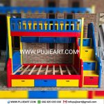 Tempat Tidur Tingkat Anak Ikea Dengan Laci Karakter Donal Bebek