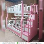 Tempat Tidur Tingkat Anak Perempuan Dengan Laci Penyimpanan