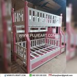 Tempat Tidur Tingkat Anak Perempuan Dengan Laci Penyimpanan