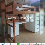 Tempat Tidur Tingkat Hemat Ruanga Bawah Meja Belajar