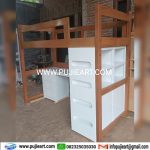 Tempat Tidur Tingkat Hemat Ruanga Bawah Meja Belajar