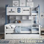 Tempat Tidur Tingkat Kamar Sempit Anak Laki-laki
