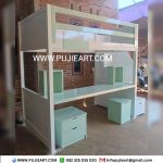 Tempat Tidur Tingkat Multifungsi Bawah Meja Belajar
