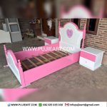 Satu Set Ranjang Anak Perempuan Custom Karakter Hello Kitty