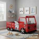 Tempat Tidur Anak Minimalis Bentuk Mobil