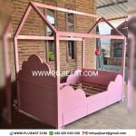Tempat Tidur Apartement Anak Perempuan Custom Laci