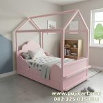 Tempat Tidur Apartement Anak Perempuan Custom Laci