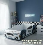 Tempat Tidur Anak Bentuk Mobil Karakter Police