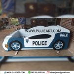 Tempat Tidur Anak Bentuk Mobil Karakter Police