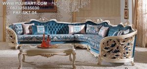 Sofa Tamu Mewah Ukir Klasik Modern