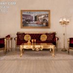 Sofa Tamu Mewah Ukir Klasik Modern