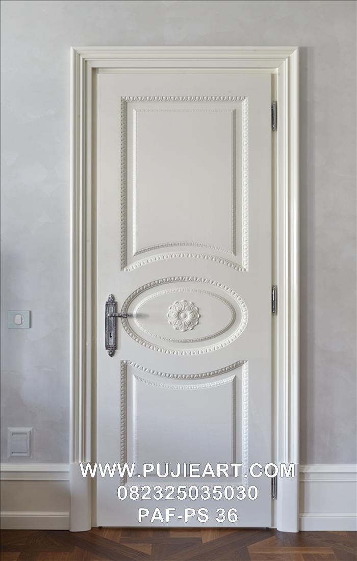 Pintu Kamar Minimalis Elegan Eropa Putih