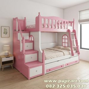 Tempat Tidur Tingkat Kokoh Hemat Ruangan Kamar Sempit